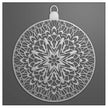 Vaessen Creative • 3D Embossing Folder Christmas Bauble 15x15cm