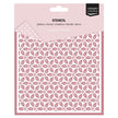 Vaessen Creative • Stencil Holly Leaves 15x15cm