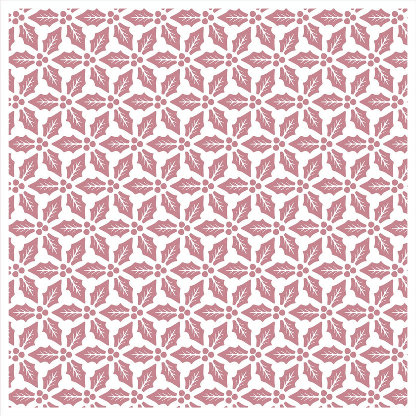 Vaessen Creative • Stencil Holly Leaves 15x15cm