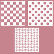 Vaessen Creative • Layered Stencils Checked Pattern 15x15cm
