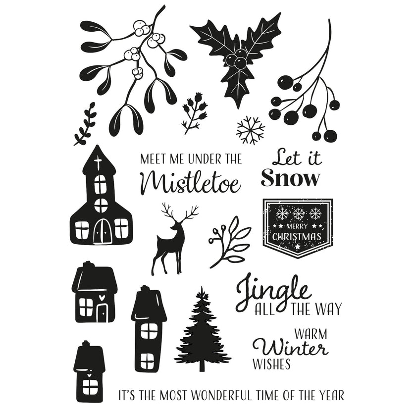 Vaessen Creative • Clear Stamps Mistletoe