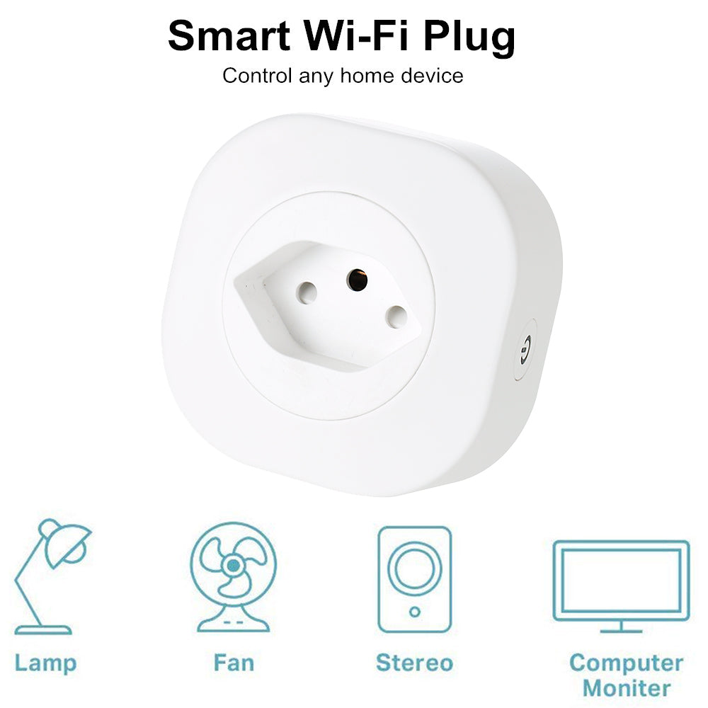 16A WiFi Smart Plug with Voice Control
