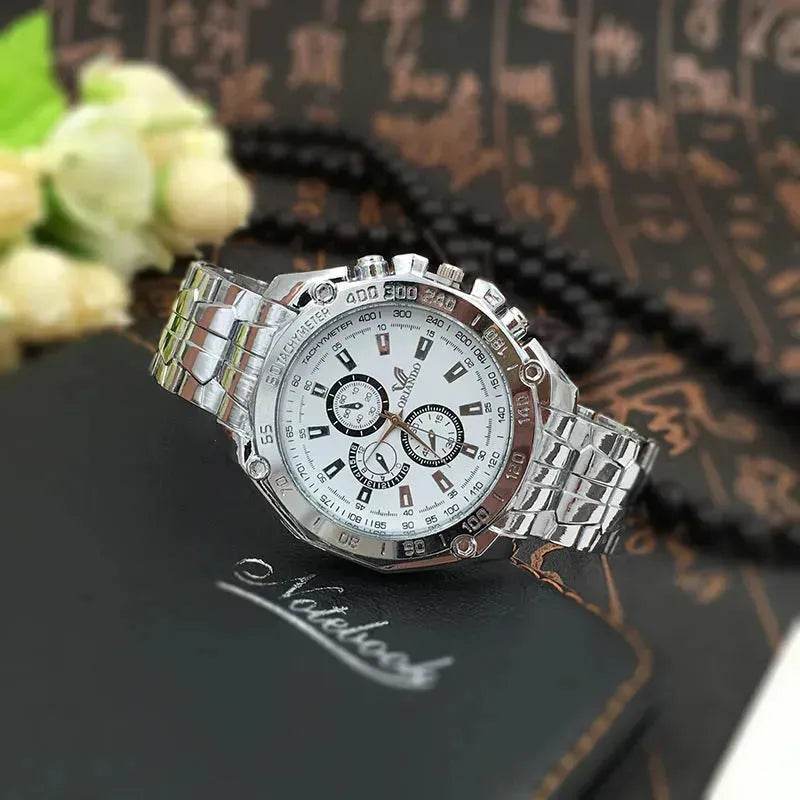 Men's Classic Silver quartz watch