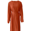 Plus Size Lace Up Muslim Women's Dress