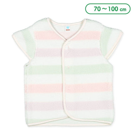 西松屋 ELFINDOLL ボアフリースベスト（ボーダー） 正規品