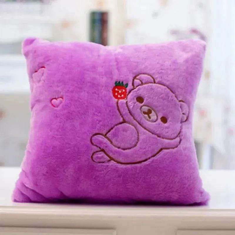 Unique Luminous Pillow Vivid Star Design LED Light Colorful Cushion Stars Plush Pillow Toys Gift For Kids Children Girl