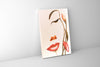 Wall Art Abstract Flower Face- Fine Canvas