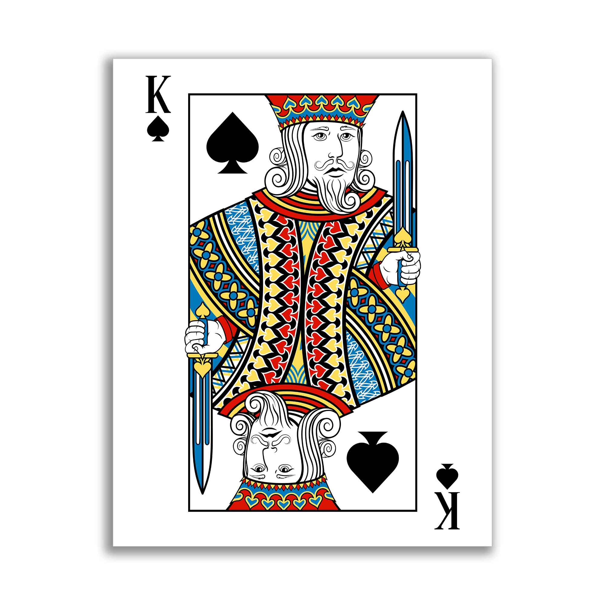 Canvas Wall At-King of Spades Canvas 36