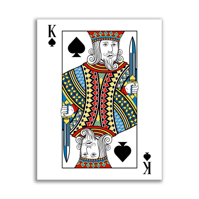 Canvas Wall At-King of Spades Canvas 36