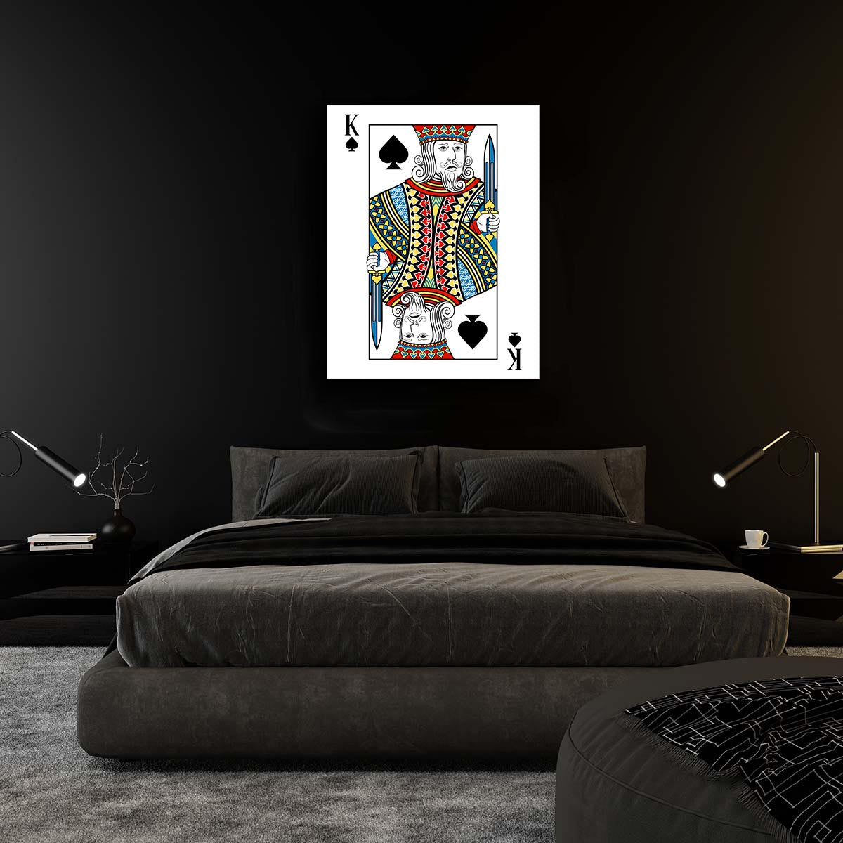 Canvas Wall At-King of Spades Canvas 36