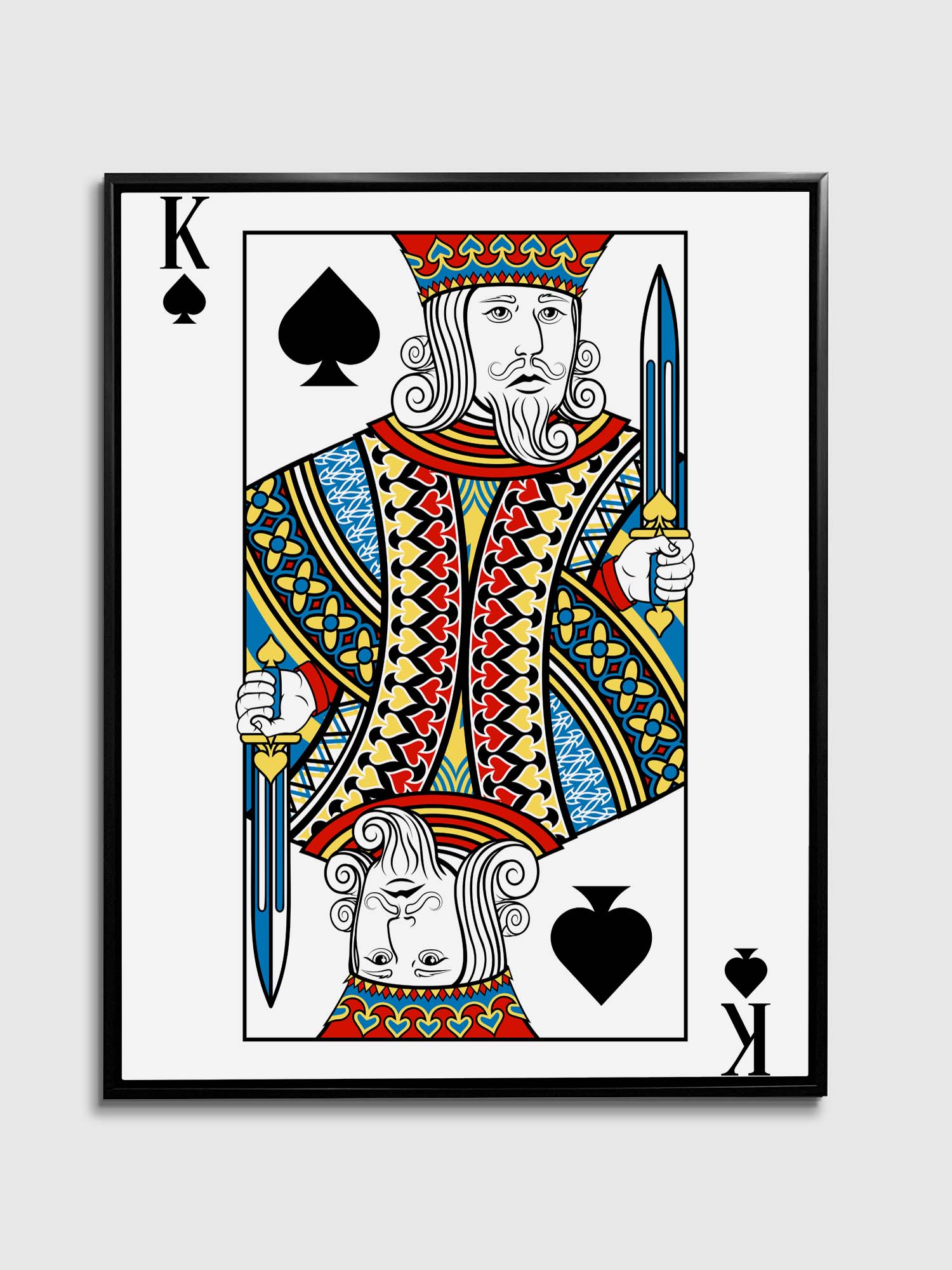 Canvas Wall At-King of Spades Canvas 36