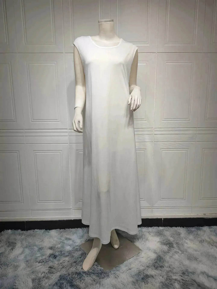 Abaya two piece set Elegant Satin  Plain Color Abaya Kimono Open front Abaya Dubai Abaya wear for Middle East Women