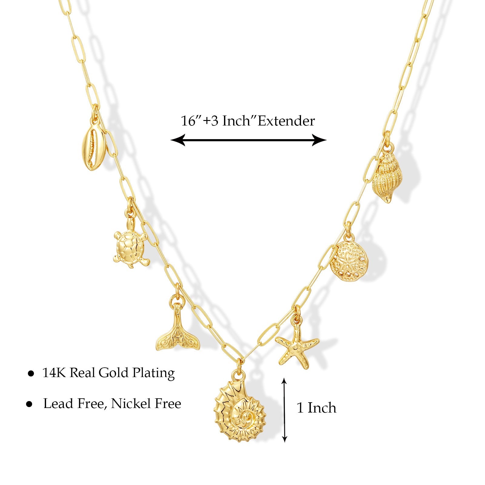 Shell Sun Starfish Beach Necklace for Women – 6 Styles | EX-STOCK Canada