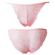 Women's Lace Jacquard Low-Waist Briefs Traceless Hip-Lifting Hollow Floral