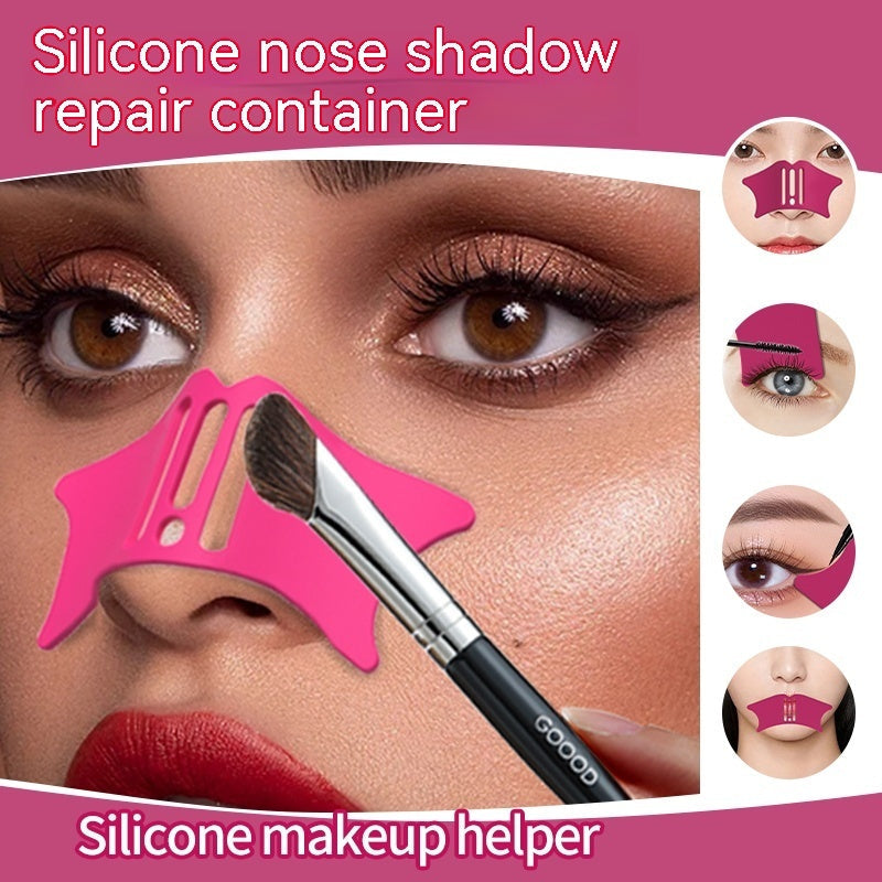 Silicone Nose Contour Shading Stencil – Nose Shadow Guide Tool for Precise Contouring