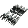 8pcs Wood Plug Cutter set tapered plug cutter