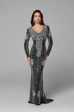 Long Sleeve beaded allover