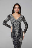 Long Sleeve beaded allover