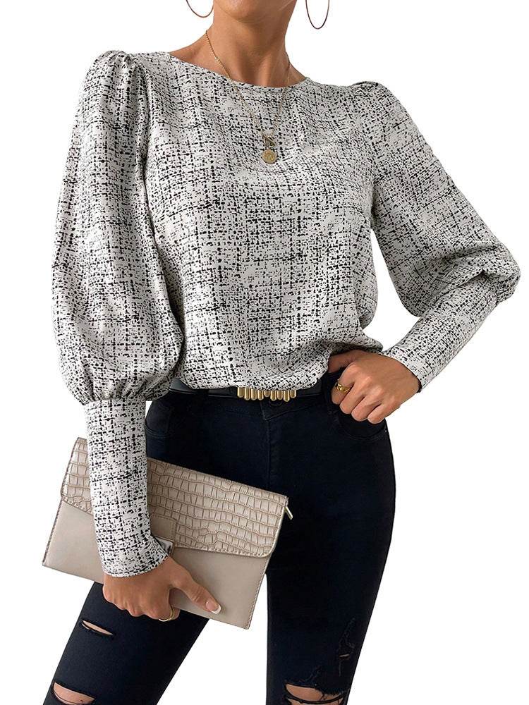 Fashionable Elegant Retro blouse top For Women