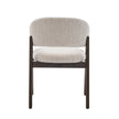Fiol Dining Chair – Beige Upholstery & Dirty Oak Wood Frame