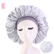 Beauty print Satin Silk Hair Bonnet for sleeping