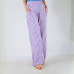 Ladies Bamboo Wide Leg Pants | Tidal Blue