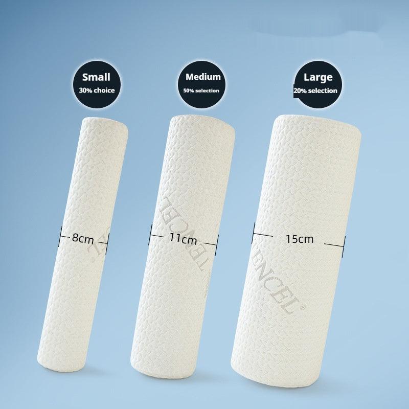 Round Cervical Support Memory Foam Cylindrical Pillow