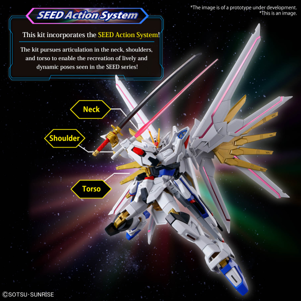 1/144 Might Strike Freedom Plastic Model Kit Plastic Model Kit
