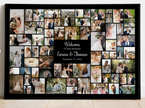 Toile de collage 36″X24″ avec 70 photos