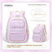 Girls' Super Lightweight Large Capacity Multi-compartment Waterproof Backpack