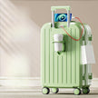 Multifunctional Smart Carry-On Suitcase with USB Port, Cup Holder & Spinner Wheels