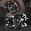 Wheel Spacers Wheel Adapters 5 Lug Forged Spacer 4 PCS Black