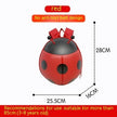Cute Ladybug Kids Backpack – Cartoon Schoolbag for Children (Green, Orange, Red, Yellow)