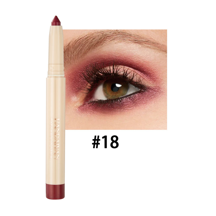 22-Shade Eye Shadow Stick Pen – Dual-Use Eyeliner & Eyeshadow, 22 Colors