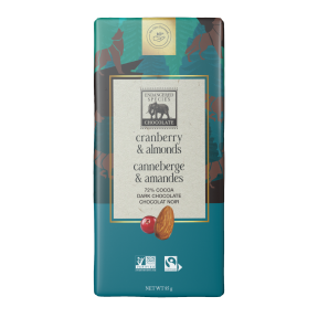 Endangered Species Chocolate - Dk Choc. With Cranberry/Almond (85g)