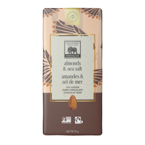 Endangered Species Chocolate - Ntrl Dk Choc.with SeaSalt/Almonds (85g)