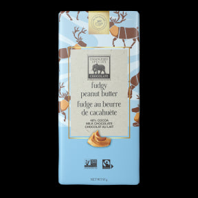 Endangered Species Chocolate - Fudgy Peanut Butter+48% Milk Chocol (85g)
