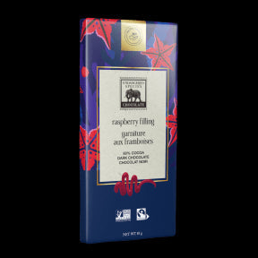 Endangered Species Chocolate - Raspberry Filling 60% Dark Choco (85g)