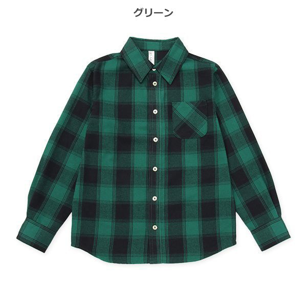 西松屋 ELFINDOLL CLASSIC ビエラチェック柄長袖シャツ 正規品