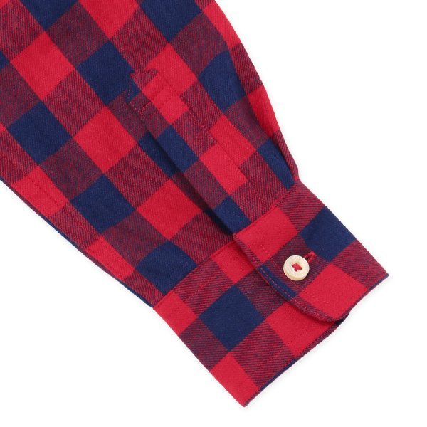 西松屋 ELFINDOLL CLASSIC ビエラチェック柄長袖シャツ 正規品