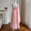 French Minority Three-dimensional Flower Sling Birthday Dinner Dress