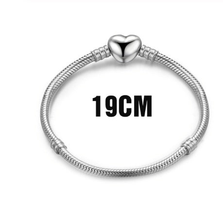 S925 Silver Fashion Bracelet – Smooth Cufflinks Basic Chain Bracelet (11 Styles)