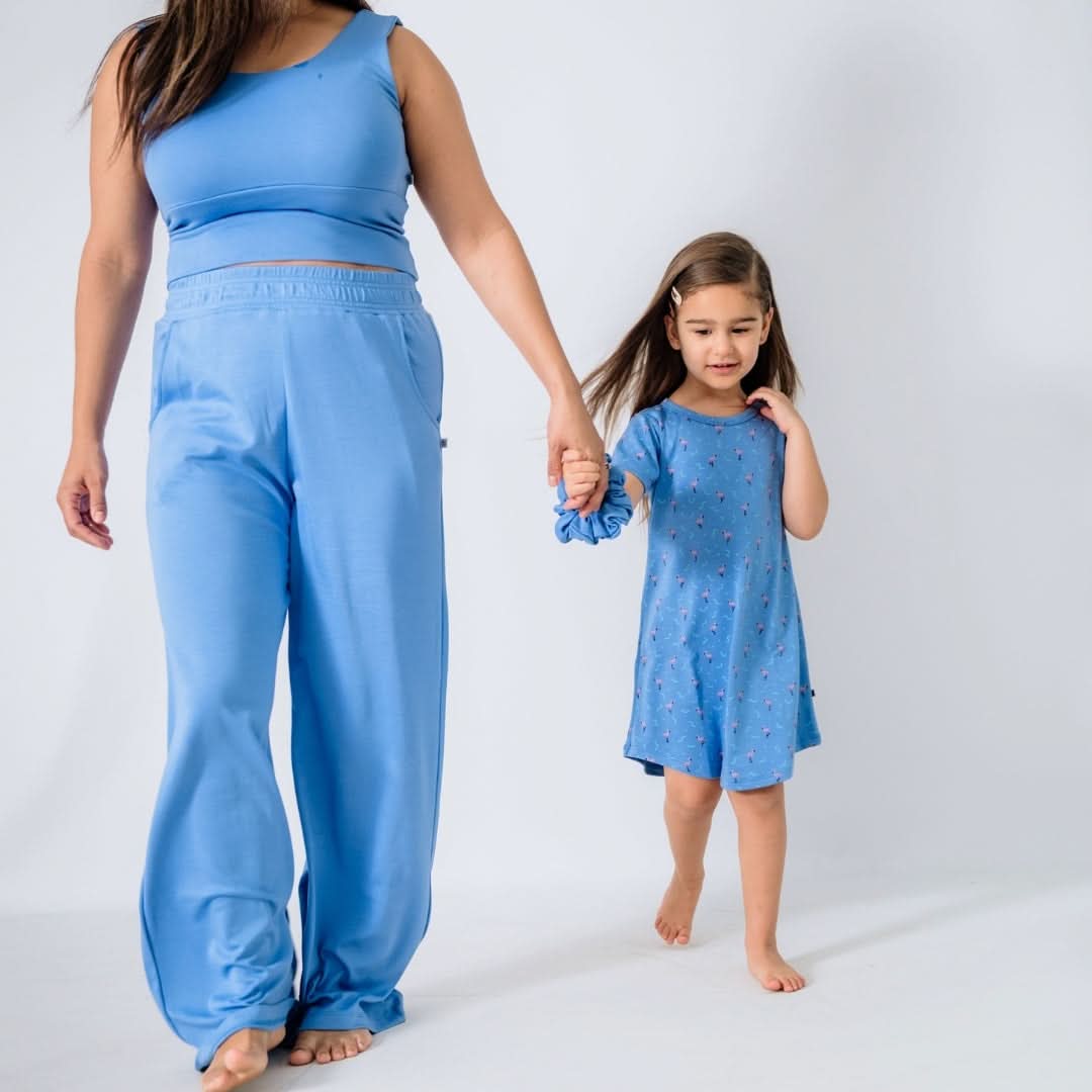 Ladies Bamboo Wide Leg Pants | Saltwater Floral
