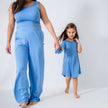 Ladies' Bamboo Wide Leg Pants | Parlour Stripe