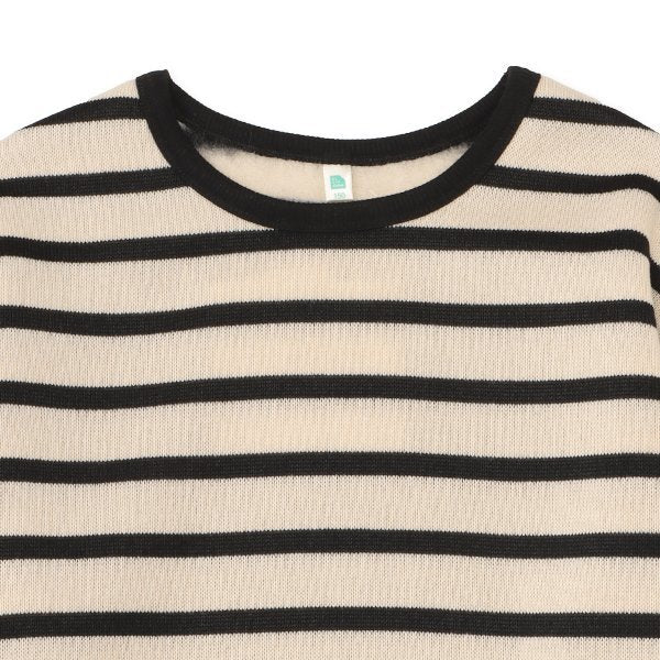 西松屋 ELFINDOLL 裏起毛ニットソーボーダートレーナー 正規品