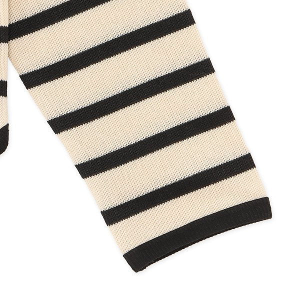 西松屋 ELFINDOLL 裏起毛ニットソーボーダートレーナー 正規品