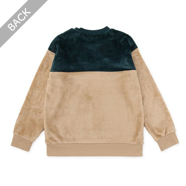 西松屋 ELFINDOLL CLASSIC コーラルフリース配色トレーナー 正規品