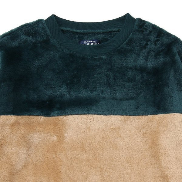 西松屋 ELFINDOLL CLASSIC コーラルフリース配色トレーナー 正規品