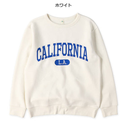 西松屋 ELFINDOLL 裏起毛カレッジプリントトレーナー 正規品