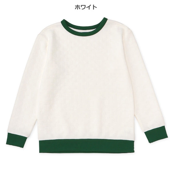 西松屋 ELFINDOLL CLASSIC キルトリブ配色トレーナー 正規品